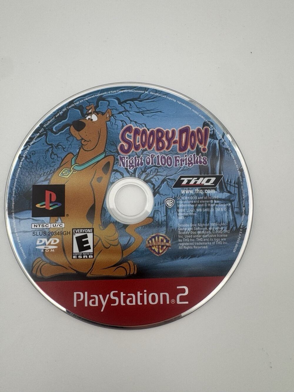 Scooby Doo Night of 100 Frights Sony PlayStation 2 Disc Only